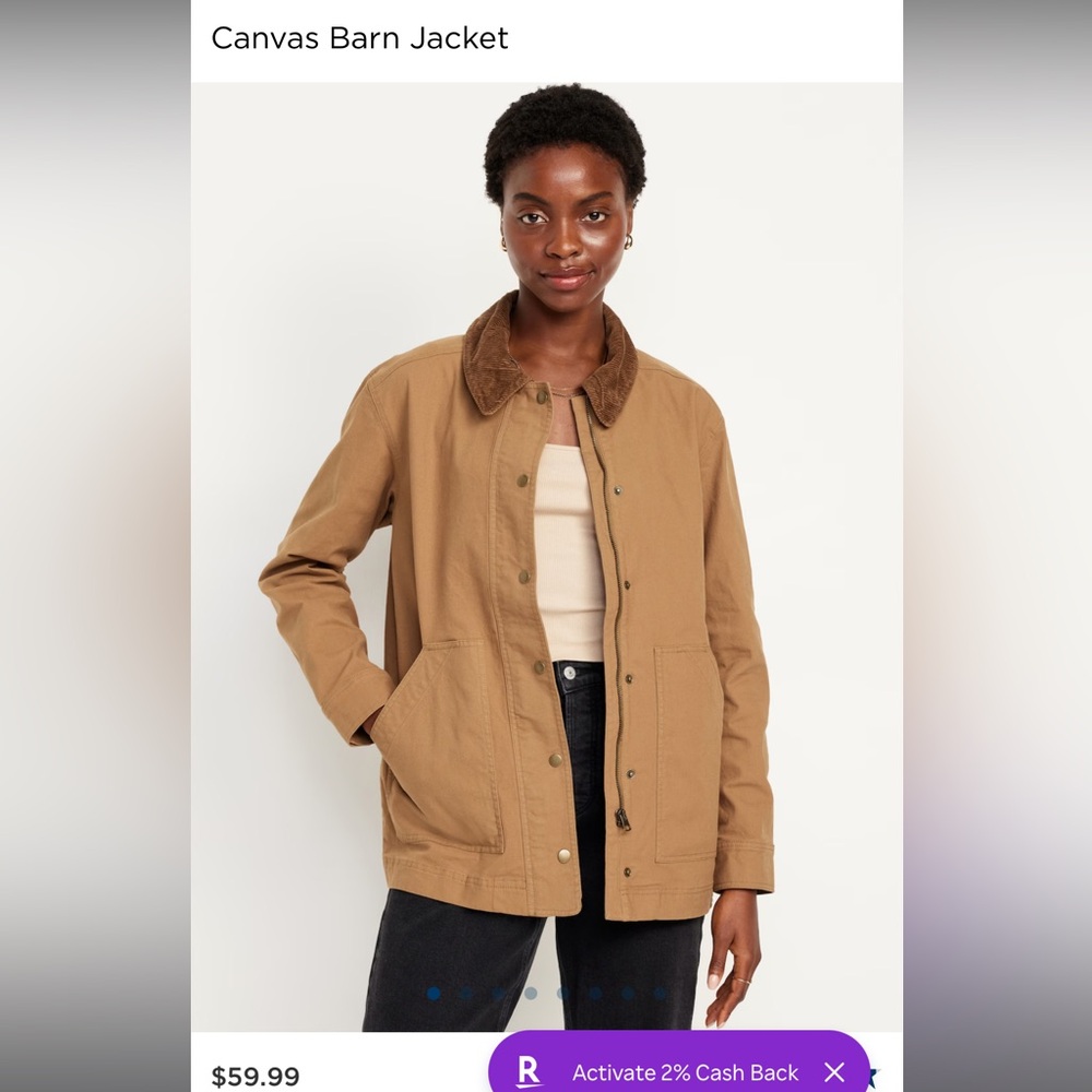 Old Navy canvas barn jacket